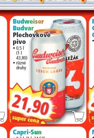 Budweiser Budvar Plechovkové pivo