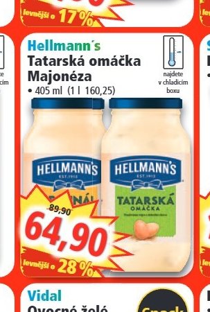 Hellmann's Tatarská omáčka, Majonéza