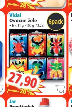 Vidal Ovocné želé