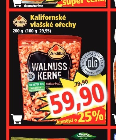 Kalifornské vlašské ořechy