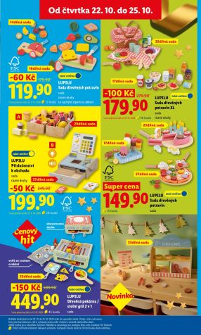 aktuální leták Lidl 22.10.2026-25.10.2026