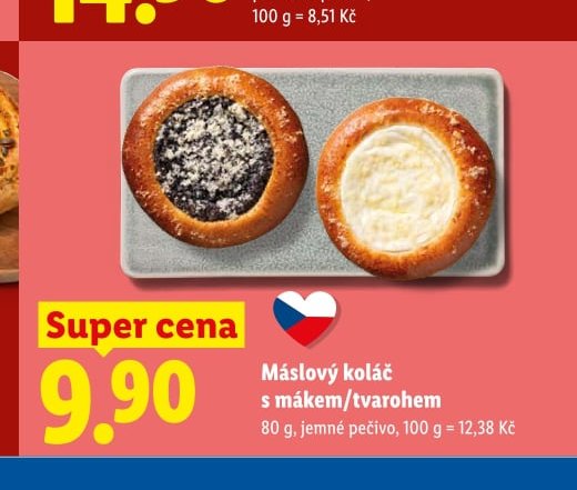 Máslový koláč s mákem/tvarohem