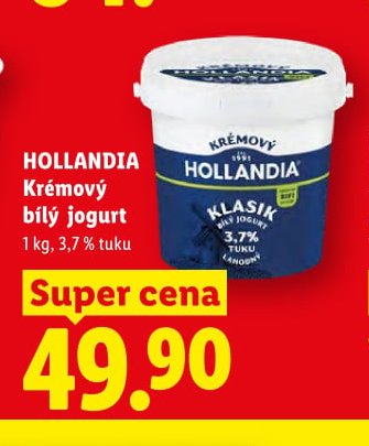 HOLLANDIA Krémový bílý jogurt