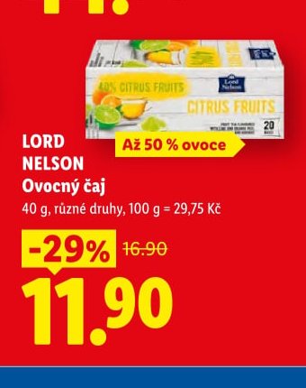 LORD NELSON Ovocný čaj