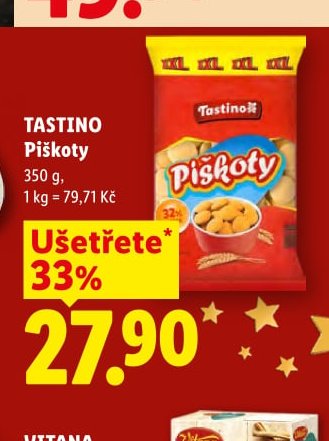 TASTINO Piškoty