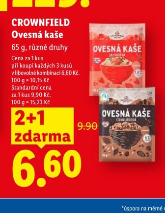 CROWNFIELD Ovesná kaše