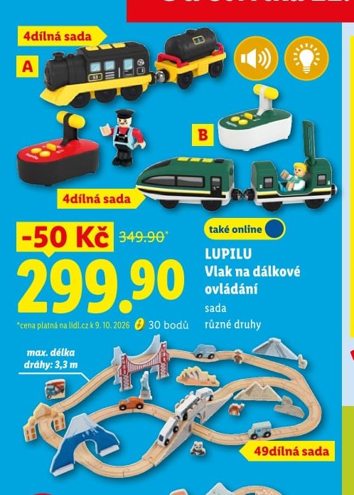 LUPILU Vlak na dálkové ovládání