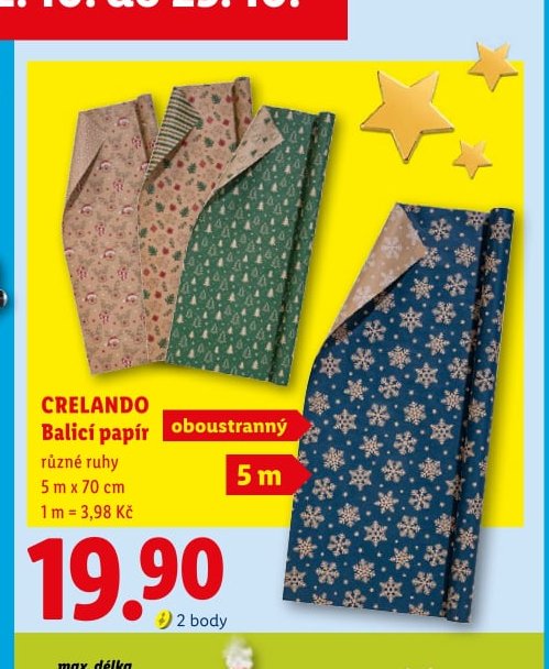 CRELANDO Balicí papír