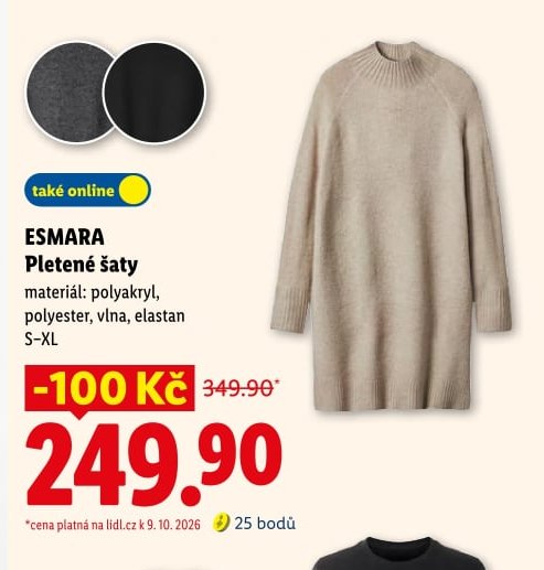 ESMARA Pletené šaty