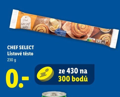 CHEF SELECT Listové těsto
