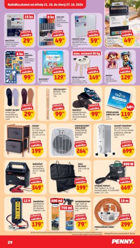 aktuální leták Penny Market 21.10.2026-27.10.2026
