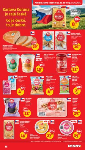 aktuální leták Penny Market 21.10.2026-27.10.2026