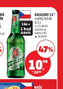 Excelent 11° světlý ležák