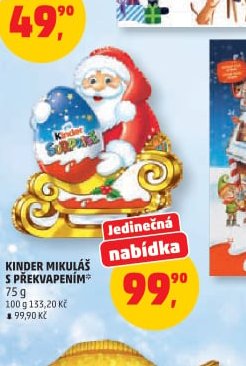 KINDER MIKULÁŠ S PŘEKVAPENÍM 75 g