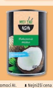 Kokosové mléko, krém Mei Tai