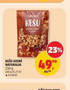 KEŠU UZENÉ NATURALIA 150 g