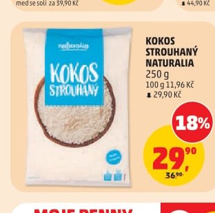 KOKOS STROUHANÝ NATURALIA 250 g