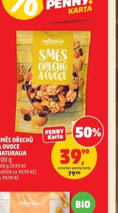 SMĚS OŘECHŮ A OVOCE NATURALIA 200 g