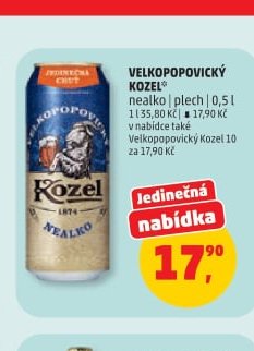 Velkopopovický Kozel 0,5 l