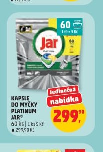 Kapsle do myčky Platinum Jar
