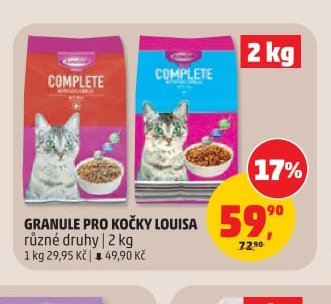Granule pro kočky Louisa 2 kg