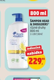 Šampon Head & Shoulders 800 ml
