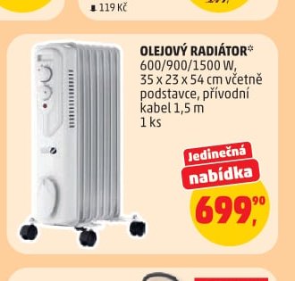 OLEJOVÝ RADIÁTOR