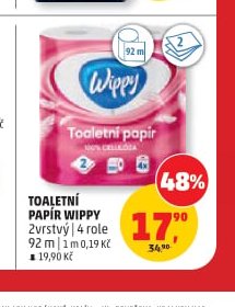 TOALETNÍ PAPÍR WIPPY