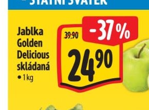 Jablka Golden Delicious