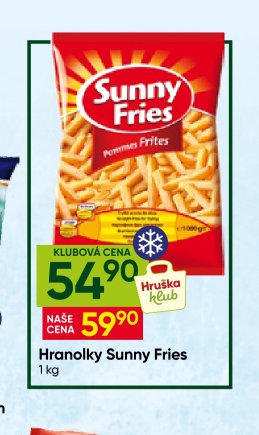 Hranolky Sunny Fries 1 kg