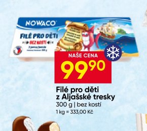 Filé pro děti z Aljašské tresky 300 g