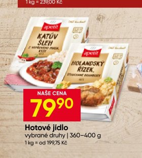 Hotové jídlo 360–400 g