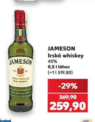 Jameson Irská whiskey