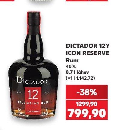 Dictador 12Y Icon Reserve Rum