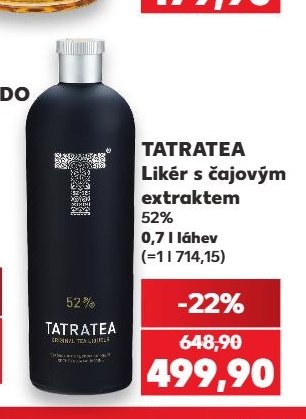 Tatratea Likér s čajovým extraktem