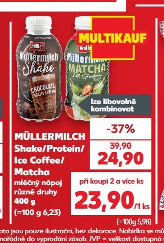Müllermilch Shake/Protein/Ice Coffee/Matcha