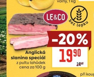 Anglická slanina speciál