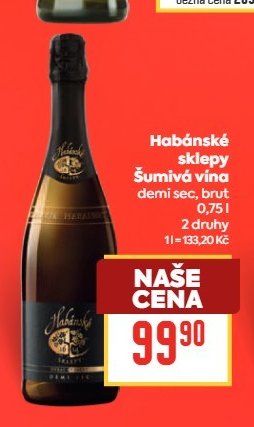 Habánské sklepy Šumivá vína 0,75 l