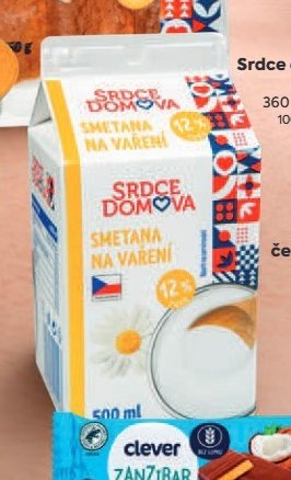 Srdce Domova čerstvá smetana 12%