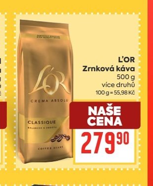L'OR Zrnková káva