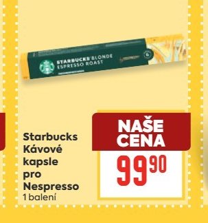 Starbucks Kávové kapsle pro Nespresso
