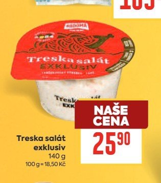 Treska salát exklusiv 140 g