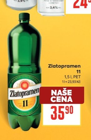 Zlatopramen 11 1,5 l, PET