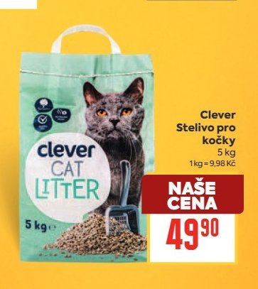 Clever Stelivo pro kočky 5 kg