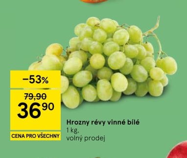 Hrozny révy vinné bílé