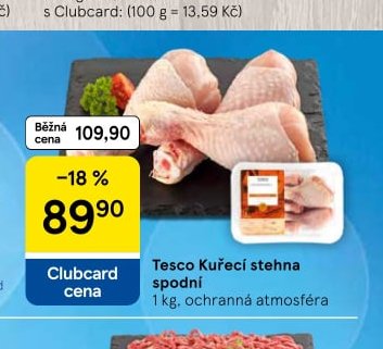 Tesco Kuřecí stehna spodní