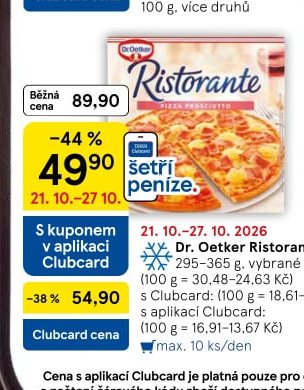 Dr. Oetker Ristorante Pizza 295-365 g