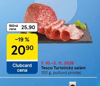 Tesco Turistický salám
