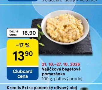 Vajíčková bagetová pomazánka