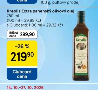 Kreolis Extra panenský olivový olej